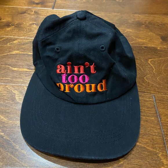 Temptations Ain't Too Proud Musical The Life & Times Black Strapback Hat Unisex - Picture 3 of 7